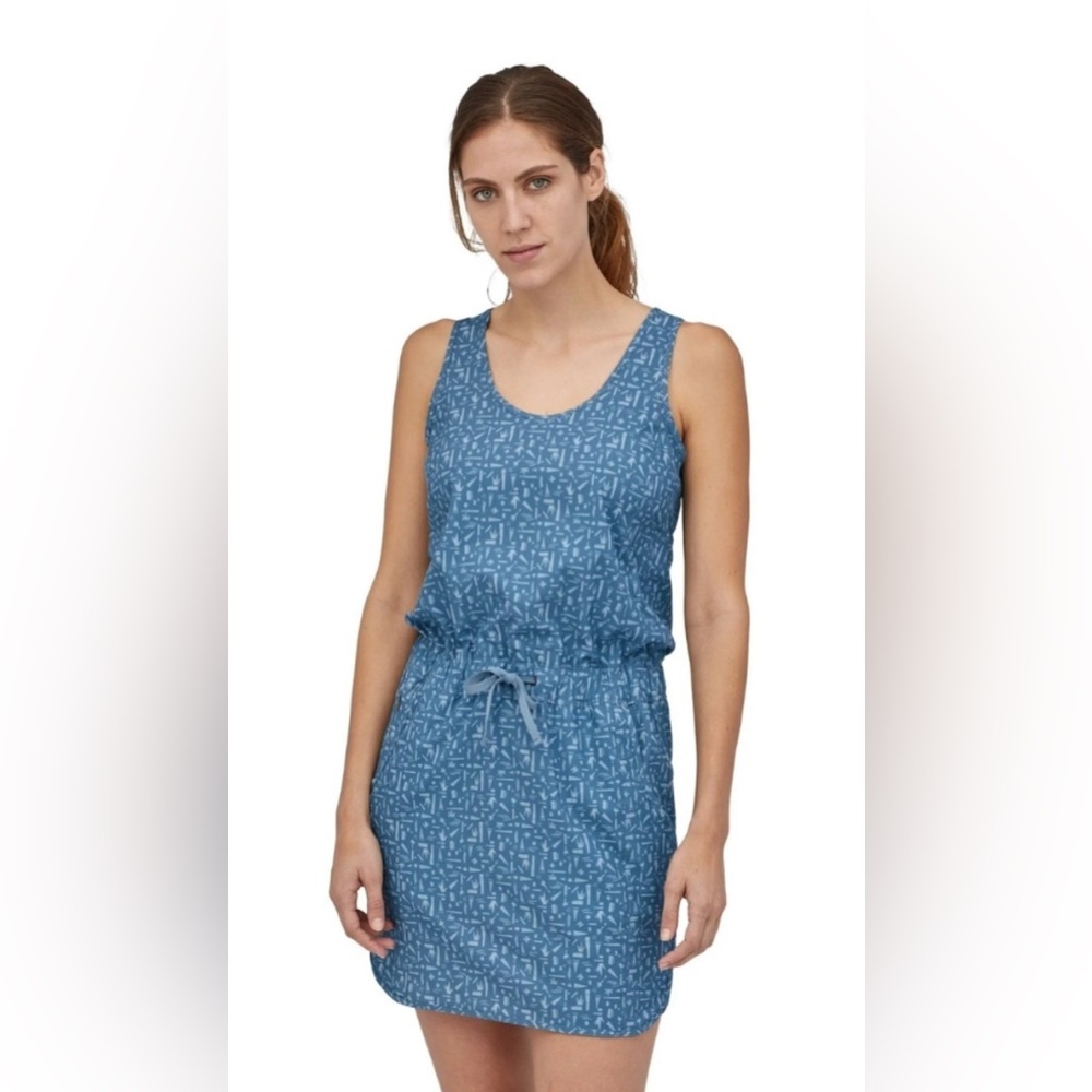 Patagonia Blue Fleetwith Store Dress - Size Small
